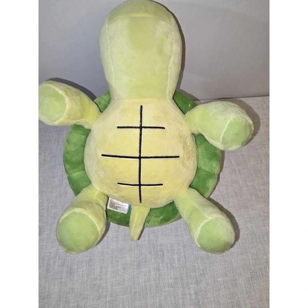 Bellzi Plush Turtle Torti the Tortoise Stuffed Animal Green Yellow 12